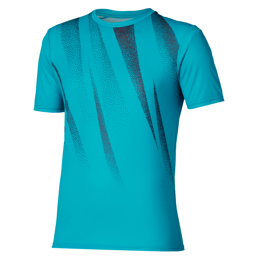 Mizuno Core Graphic Short Sleeve Tee Capri Breeze